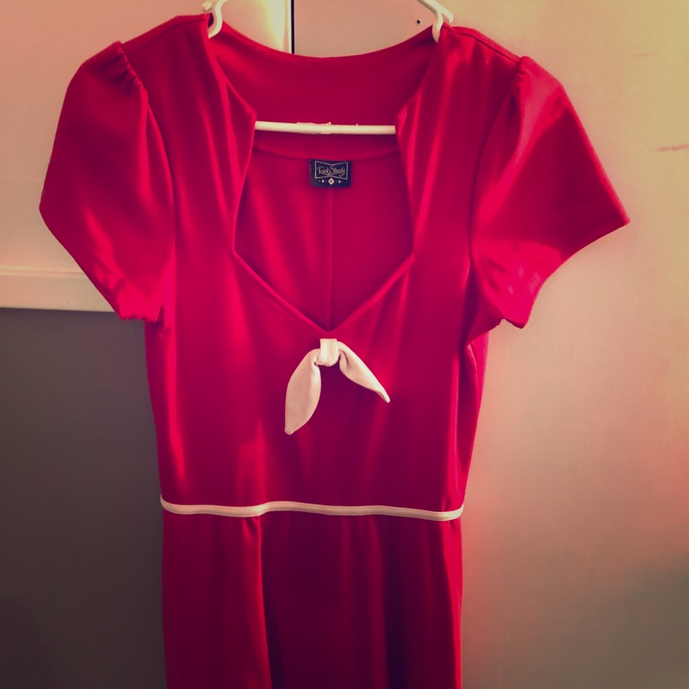 Red Rockabilly dress